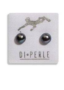 Adelia&acute;s Paar Ohrstecker ADELIA ́S "Damen Perlenschmuck 925 Silber S&uuml;sswasser Perlen Ohrstecker", grau (anthrazit), Ohrringe, Damen, Damen, Silber 925 (Sterlingsilber), Damen Perlenschmuck