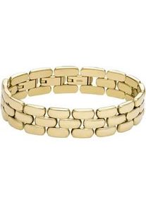 Armband Fossil "Schmuck Geschenk Edelstahl Armkette Arden", gold (gelbgoldfarben), Armb&auml;nder, Damen, 19cm, Edelstahl, Armband