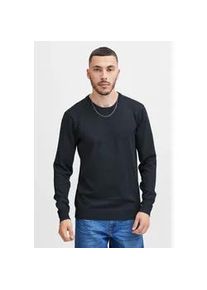 Strickpullover Blend "BHCerstan", Herren, Gr. M, marineblaus, Feinstrick, 100% Polyester, meliert, regular fit, Pullover Strickpullover, Stilvoller Strickpullover