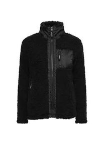 Sweatjacke oxmo "Fleecejacke OXEllin", Damen, Gr. M, schwarz, Obermaterial: 100% Polyester PES., Jacken Sweatjacke