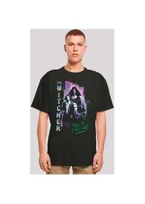 T-Shirt F4NT4STIC "The Witcher Tied By Destiny", Damen, Gr. 5XL, schwarz, Obermaterial: 100% Baumwolle, oversize, Rundhals, ohne B&uuml;ndchen, Shirts T-Shirt, Premium Qualit&auml;t