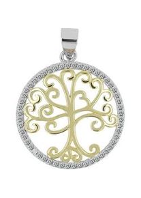 Adelia&acute;s Kettenanh&auml;nger ADELIA ́S "stylischer Schmuck Anh&auml;nger aus 925 Sterling Silber", gold, Schmuckanh&auml;nger, Damen, Silber 925 (Sterlingsilber), Kettenanh&auml;nger
