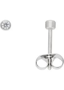 Adelia&acute;s Paar Ohrh&auml;nger ADELIA ́S "1 Paar Edelstahl Ohrringe / Ohrstecker mit Zirkonia &Oslash; 2,5 mm", silber, Ohrringe, Damen, Damen, Edelstahl, mit Zirkonia Edelstahlschmuck f&uuml;r Damen