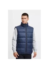 Steppweste Blend "BHOuterwear", Herren, Gr. L, blau (marineblaus), 100% Nylon, unifarben, regular fit normal, Westen Steppweste, Stilvolle Basic Steppweste