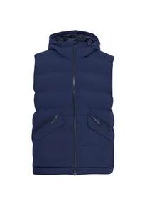 Steppweste North Bend "Steppweste NBPetro", Herren, Gr. L, blau (navy blazer), Obermaterial: 100% Polyester PES., Westen Steppweste