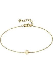 Silberarmband Kangaroos "Schmuck Geschenk Silber 925 Armschmuck Ankerkette Pl&auml;ttchen, K0057B", gold (gelbgoldfarben), Armb&auml;nder, Damen, 19cm, Silber 925 (Sterlingsilber), Silberarmband