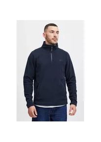 Cardigan Blend "BHFlint", Herren, Gr. XXL, blau (marineblaus), Fleece, 100% Polyester, unifarben, regular fit, gerader Abschluss, Strickjacken, Gem&uuml;tliche Fleecejacke