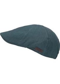 Schieberm&uuml;tze Chillouts "Jesolo Hat", Herren, Gr. L/XL, blau (washed blau), Web, Baumwolle, meliert, unifarben, M&uuml;tzen, langlebig, temperatur- & feuchtigkeitsregulierend, dehnbarer Gummibund
