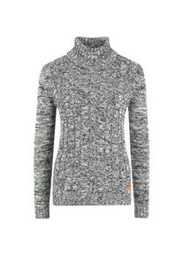 Rollkragenpullover oxmo "Rollkragenpullover OXPhilipa", Damen, Gr. XL, blau (insignia b), Obermaterial: 100% Baumwolle CO., Pullover Rollkragenpullover