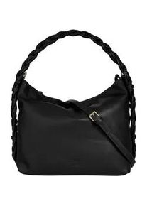 Umh&auml;ngetasche Samantha Look, Damen, Gr. B/H/T: 35cm x 27cm x 11cm onesize, schwarz, Leder, clean, Taschen Umh&auml;ngetasche, echt Leder, Made in Italy