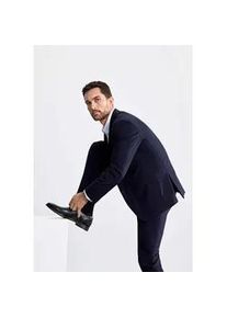 Anzughose LINDBERGH "Anzughose Modern Fit", Herren, Gr. 46, blau (navy), Obermaterial: 58% Wolle, 38% Polyamid, 4% Elasthan, unifarben, normal, Hosen Anzughose