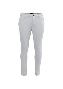!Solid Stoffhose SOLID "Stoffhose SDFrederic", Herren, Gr. 33, L&auml;nge 34, grau (lig grau m), Obermaterial: 62% Polyester PES. 33% Viskose CV. 5% Elasthan EL., Hosen Stoffhose