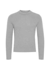 Strickfleece-Pullover Casual Friday "Strickpullover CFKarlo", Herren, Gr. XL, grau (light grau melange), Obermaterial: 100% Baumwolle CO., Pullover