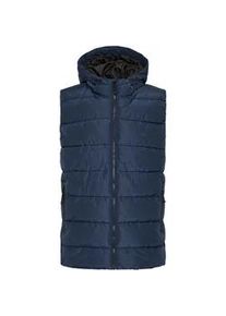 Steppweste North Bend "Steppweste NBAmato M", Herren, Gr. M, blau (navy blazer), Obermaterial: 100% Polyester PES., unifarben, regular fit, Westen Steppweste