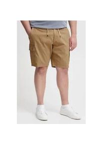 Cargoshorts Blend "BHSiello Big & Tall", Herren, Gr. 6XL, US-Gr&ouml;&szlig;en, braun (beige braun), Web, 98% Baumwolle, 2% Elasthan, unifarben, regular fit kurz, Hosen, Stilvolle Cargo Shorts mit Taschen in gro&szlig;en Gr&ouml;&szlig;en