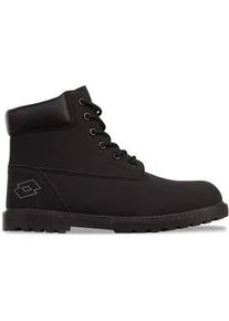 Schn&uuml;rboots Lotto, Damen, Gr. 37, schwarz, Synthetik, Textil, Schuhe Schn&uuml;rboots, - mit weich gepolsterter Kante