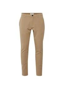 !Solid Stoffhose SOLID "Stoffhose SDFrederic", Herren, Gr. 29, L&auml;nge 30, braun (tobacco braun), Obermaterial: 62% Polyester PES. 33% Viskose CV. 5% Elasthan EL., Hosen Stoffhose