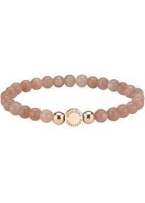 Armband Liebeskind Berlin "Schmuck Geschenk Armkette Zugarmband", rosa (ros&eacute;goldfarben, rosa, rosa), Armb&auml;nder, Damen, 17cm, Edelstahl Polyurethan, Edelstahl, Polyurethan, Armband, mit Edelsteinen