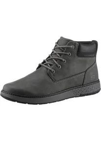 Schn&uuml;rboots Skechers "GARLAN", Herren, Gr. 40, grau (dunkelgrau), Lederimitat, Schuhe Schn&uuml;rboots, Schn&uuml;rstiefel, Boots mit d&auml;mpfender Sohlentechnologie