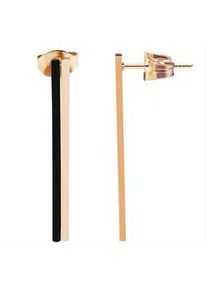 Adelia&acute;s Paar Ohrh&auml;nger ADELIA ́S "Damen Ohrstecker aus Edelstahl", schwarz, Ohrringe, Damen, Damen, Edelstahl