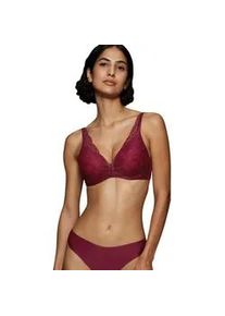 B&uuml;gel-BH Triumph "Body Make-Up Illusion Lace", Damen, Gr. 75, Cup E, rosa (woodrose), Microtouch, Obermaterial: 51% Polyamid, 35% Polyester, 14% Elasthan, leicht gl&auml;nzend, unifarben, BHs B&uuml;gel-BH, mit Stretch-Spitze und Lifting-Effekt