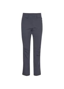 Trekkinghose North Bend "Trekkinghose NBGerda", Damen, Gr. 44, N-Gr, grau (asphalt), Obermaterial: 92% Polyester PES. 8% Elasthan EL., regular fit, Hosen Trekkinghose