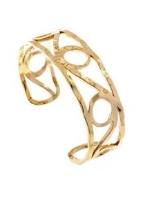 Armspange Jobo, gold (goldfarben), Armb&auml;nder, Damen, Edelstahl, Armspange, aus Edelstahl goldfarben beschichtet