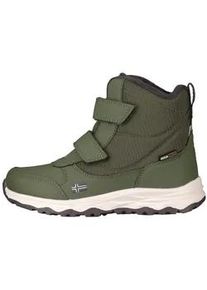 Winterstiefel Trollkids "KIDS HAFJELL WINTER BOOTS", M&auml;dchen, Gr. 32, gr&uuml;n (moss), Synthetik, mehrfarbig, Schuhe Winterstiefel, Snowboots, Winterstiefel, Winterschuhe, f&uuml;r Kinder, wasserdicht