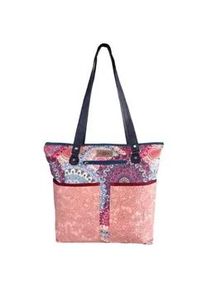 Shopper RETTUNGSRING G&Uuml;RTEL, Damen, bunt, Polyester, Taschen Shopper