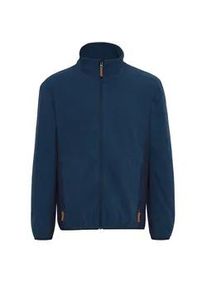 Fleecejacke North Bend "Fleecejacke NBHelgo", Herren, Gr. XXL, blau (navy blazer), Obermaterial: 100% Polyester PES., meliert, regular fit normal, Jacken Fleecejacke