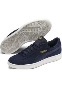 Sneaker Puma "Puma Smash v2", Damen, Gr. 44, navy, Leder, Synthetik, Schuhe Sneaker
