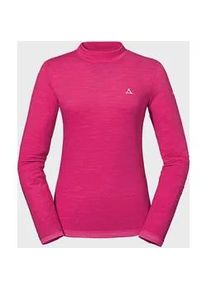 Sch&ouml;ffel Funktionsshirt SCH&Ouml;FFEL "Merino Turtle Neck L" Gr. L, pink (3050, pink), Shirts, Damen, L, Oberstoff : 43% Lyocell 34% Wolle 23% Nylon, Funktionsshirt