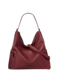 Umh&auml;ngetasche Betty Barclay, Damen, Gr. B/H/T: 36cm x 34cm x 13cm onesize, rot, Kunstfaser, leicht gl&auml;nzend, unifarben, Taschen Umh&auml;ngetasche