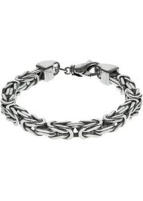 Armband ZEEme "Silber 925 poliert K&ouml;nigskette 8mm breit", wei&szlig;, Armb&auml;nder, Damen, 21cm, Silber 925 (Sterlingsilber), gl&auml;nzend, Armband