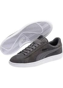 Sneaker Puma "Puma Smash v2", Damen, Gr. 40, grau, Leder, gl&auml;nzend, Schuhe Sneaker