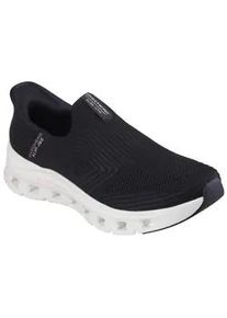 Slip-On Sneaker Skechers "GLIDE-STEP PRO-EVERYDAY CITIZEN", Damen, Gr. 35, schwarz, Textil, Schuhe, Slipper, Freizeitschuh, Halbschuh in veganer Verarbeitung
