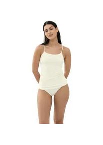 Tr&auml;gertop Mey "SERIE EMOTION", Damen, Gr. 38, beige (champagner), Feinripp, Obermaterial: 50% Viskose, 46% Polyamid, 4% Elasthan, k&ouml;rpernah h&uuml;ftbedeckend, tiefer Rundhals, Tops Tr&auml;gertop, ohne auftragende Seitenn&auml;hte, Feinripp, tiefer Rundhalsausschnitt