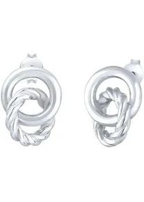 Paar Ohrstecker Elli "Schmuck Geschenk Silber 925 Ohrringe", silber (silberfarben), Ohrringe, Damen, Silber 925 (Sterlingsilber)