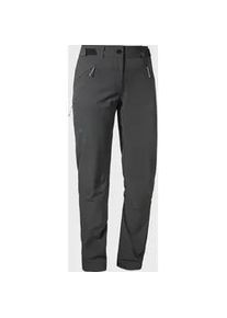 Sch&ouml;ffel Outdoorhose SCH&Ouml;FFEL "CIRC Pants Looop L", Damen, Gr. 48, Normalgr&ouml;&szlig;en, grau (9830, grau), Oberstoff : 100% Polyester, Hosen Outdoorhose