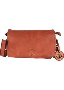 Handtasche Harbour 2nd "Helin", Damen, Gr. B/H/T: 22cm x 14cm x 8cm, braun (cognac), Rindsleder, Taschen Handtasche