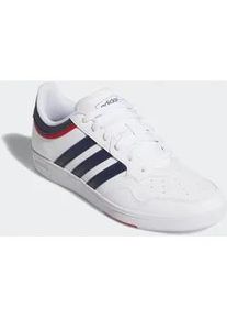 Sneaker Adidas SPORTSWEAR "HOOPS 4.0", Damen, Gr. 43, wei&szlig; (cloud wei&szlig;, dunkelblau, team power rot 2), Synthetik, Schuhe Sneaker