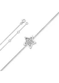 Silberarmband ONE ELEMENT "Zirkonia Stern Armband aus 925 Silber 18 cm", silber, Armb&auml;nder, M&auml;dchen, 18, Silber 925 (Sterlingsilber), Silberarmband, Feine Gestaltung &ndash; ein Sinnbild mit ruhiger Eleganz