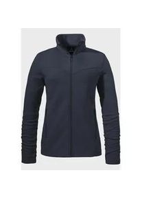 Sch&ouml;ffel Fleecejacke SCH&Ouml;FFEL "Ski Fleece Jk Style Pine WMS", Damen, Gr. 42, blau (8820, blau), Oberstoff: 100% Polyester, regular fit, hoch geschlossener Ausschnitt, Jacken Fleecejacke