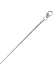 Goldkette ONE ELEMENT "Halskette Tonda rund Reif aus 585 Wei&szlig;gold &Oslash; 1 mm" Gr. 42, silber, Halsketten, Damen, 42, Gold Wei&szlig;gold 585, Gold, Wei&szlig;gold 585, Goldkette, Formsch&ouml;n & ausgewogen &ndash; dezente Anmutung mit Stil