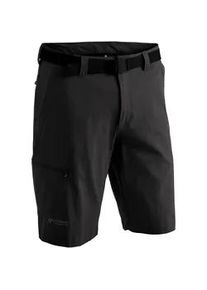 Funktionsshorts Maier Sports "Huang", Herren, Gr. 48, Normalgr&ouml;&szlig;en, schwarz, 90%Polyamid, 10% Elasthan, Hosen, Herren Shorts, kurze Outdoor-Hose, Bermudas mit 4 Taschen, Regular Fit