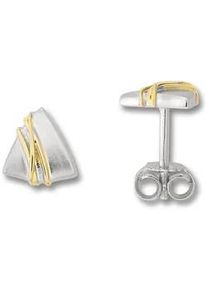 Paar Ohrh&auml;nger ONE ELEMENT "Ohrringe Ohrstecker aus 925 Silber", silber, Ohrringe, Damen, Damen, Silber 925 (Sterlingsilber), Sanfte Linie &ndash; unaufdringlich und geschmackvoll