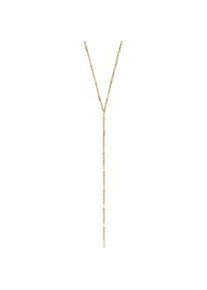 Y-Kette Fossil "Schmuck Geschenk Edelstahl Halskette Jewelry", gold (gelbgoldfarben), Halsketten, Damen, Edelstahl, L: 51 B: 1,4mm, B:1,4mm