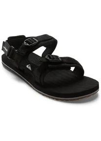 Sandale Quiksilver "Monkey Caged", Herren, Gr. 11 (44), schwarz (schwarz 1), Obermaterial:Obermaterial: Textil, Au&szlig;ensohle: Gummi;, Schuhe Sandale