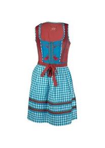 Dirndl Maze "Rosmarie", Damen, Gr. L, US-Gr&ouml;&szlig;en, rot, oberes Obermaterial: 100% Lammleder; unteres Obermaterial: 100% Baumwolle; Futter: 100% Baumwolle, Kleider