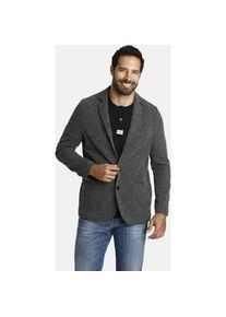 Jerseysakko Jan Vanderstorm "Jersey-Sakko ALBIN", Herren, Gr. 56, schwarz (schwarz melange), Obermaterial: 78% Polyester COOLMAX PES(Coolmax). 22% Viskose CV., Sakkos